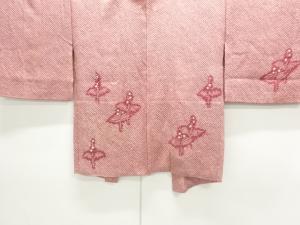 アンティーク　本総絞り草花模様絵羽織